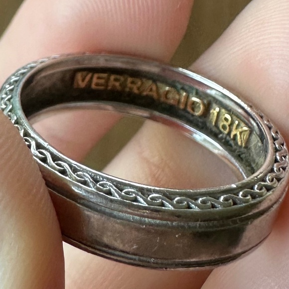 Verragio Men’s Wedding Band in 18k white gold - Picture 3 of 6